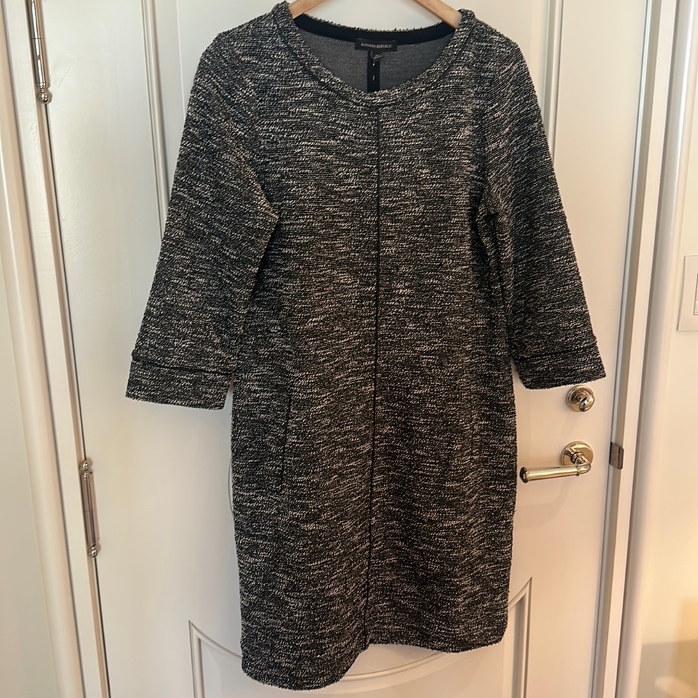 Banana Republic Tweed Dress with Pockets